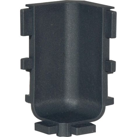 Angle de finition pour profil supérieur Gola - angle 90° sortant - finition noir mat - SYNERCIA