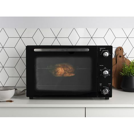 Princess 112751 Konvektionsbackofen DeLuxe 32L 1.500 Watt mit Grill schwarz"-"172018247