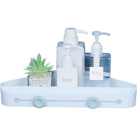 Organisateur de douche, étagères de douche auto-adhésives avec panier pour le rangement de la salle de bain et la décoration intérieure, étagère de douche à fixer à l'intérieur du porte-shampoing mura (1/5)