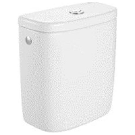 Roca – Réservoir de chasse d'eau Polo – Alimentation latérale – Mécanisme 3/6L – Kit de fixations inclus – Blanc (1/2)