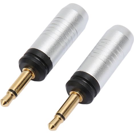 Connecteur audio mâle 3.5mm plaqué or pour casque Focal, bouchon de soudure mono durable, pièce de rechange haute qualité.