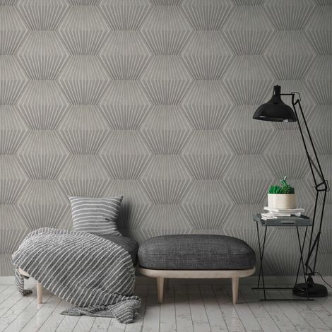 A.S. Creation Titanium 3      382043  Vliestapete 3D Optik  0.53 m x 10.05 m  Grau (1/4)