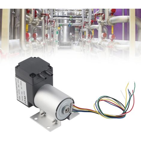 Pompe à vide sans balais 12 V CC 10 W, compresseur d'air miniature, pompe à membrane sans huile (1/5)