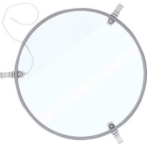 Copertura vetro lama 48 con clips in alluminio SBP14008920 per canaline