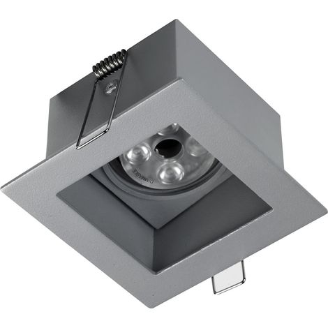 Plafonnier encastré tilt JANUS GU10 50W Gris (1/3)