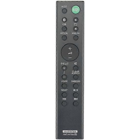 Commande à distance RMT-AH103U pour barres de son Sony HT-CT80, HTCT80 et SACT80, SA-CT80