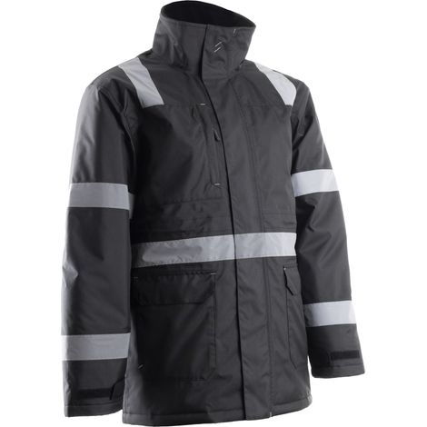 Wasserdichter Arbeitsparka SECURITE - Schwarz M - 44/46 (1/3)