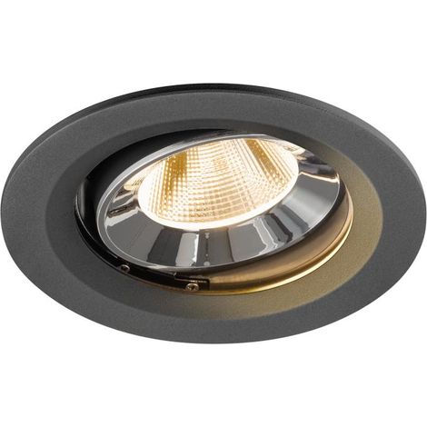 Spot encastré Numinos Move M noir/chrome 2700K - 20 deg - 1009651