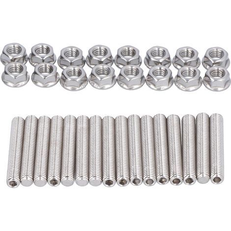 N811313S431 304 Stainless Steel Exhaust Manifold Nut Kit for Ford 4.6 and 5.4 Litre V8 Engines (1/5)