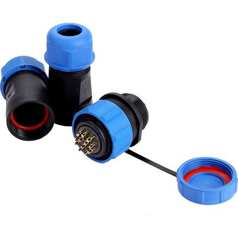SP21 IP68 12-poliger wasserdichter Kunststoff-Luftfahrtstecker (12-polig) (1/5)