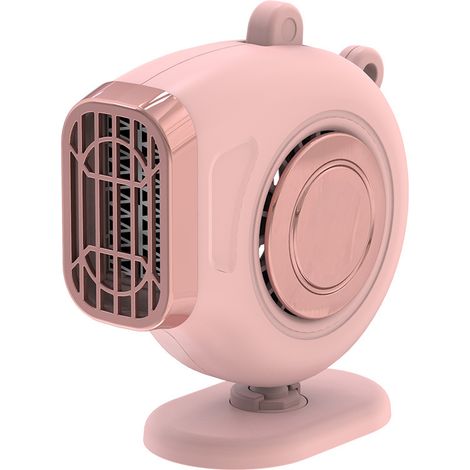 Dégivreur automatique réglable dégivreur pare-brise de véhicule chauffage ventilateur de refroidissement chauffage de voiture 12V rose (1/3)