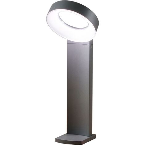 Konstsmide Asti Lampadaire extérieur moderne court LED gris foncé, IP44 (1/3)