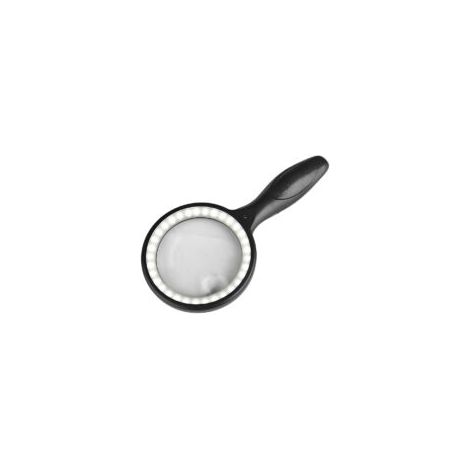 Loupe Lecture 30X 60X La Loupe avec 33 lumières LED Loupe LED Loupe en Anglais - Méga Loupe De Lecture Une Loupe USB Rechargeable Loupe De Lecture pour Personne âgée - Crezuo