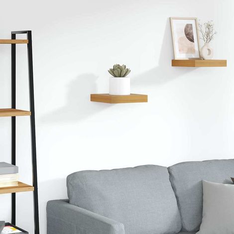 Wandregal Wandmontiert Braun 23 x 23,5 x 4 cm Holzwerkstoff (1/5)