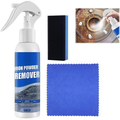 Convertisseur De Rouille,Enlève la Rouille en Spray,Rust Remover Spray,Sprays Antirouille,Antirouille Carrosserie,Dissolvant de Rouilles pour Métaux,pour Métal,Outils,Voitures,100ml (1/5)