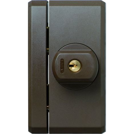 Abus Fts96 Al0125 Serratura con Blocco, Blocco per Finestre con Doppio Chiavistello a Incastro, Chiusura con Chiave, Livello di Sicurezza: 10, 31744, Marrone (1/4)