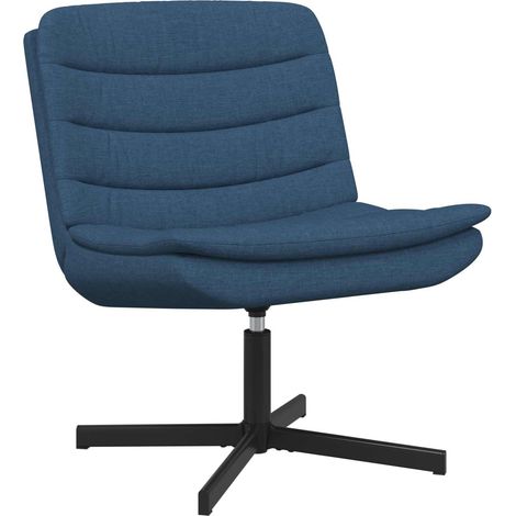 Drehstuhl Blau 63 x 75 x 76 cm Stoff