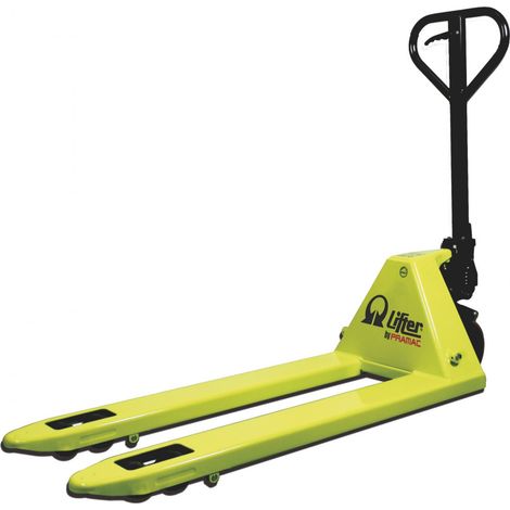 Transpalette GS 25 1150x525 2.5T – Capacité 2500 kg – Pompe GS avec valve de sécurité – Timon ergonomique à commande unique – Lifter