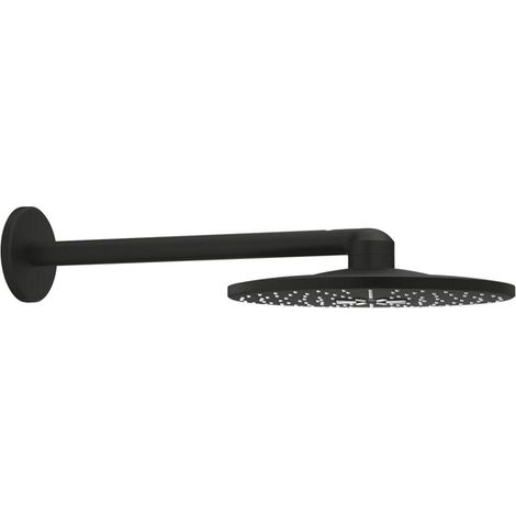 Ensemble de douche de tête Rainsh. SmartActive 310 22123 2 jets Bras de douche Phantom Black