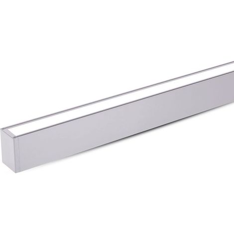 Plafonnier LED linéaire V-TAC 60 W avec puce Samsung, 120 cm, blanc naturel, couleur argent (1/5)