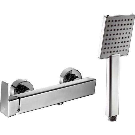 Grifo de ducha con mezclador monomando Atrio cromo GME (1/2)