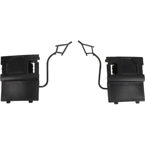 Front bumper tow hook cover, 1 pair, high-strength ABS plastic eye cap (1/5)
