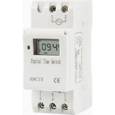 Horloge programmable analogique avec Programme journalier - Canal sans réserve de Marche 1 (1/3)