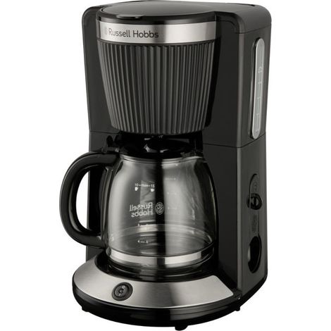 Russell Hobbs 26780-56 Brontë Macchina da caffe' con filtro 1,25 L 10 tazze 1100 W Funzione mantieni al caldo colore Nero Argento