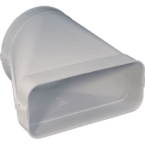 Flachkanal 222x89mm auf Ø 150mm, Übergangsstück Lüftungsrohr Küche (1/2)
