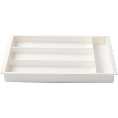 Silverware Organiseur de tiroir cuisine – Plateau à ustensiles fonctionnel pour couverts, élégant, support rétractable, boîte rangement multi-usages  Cuisine ergonomique robuste - (1/5)