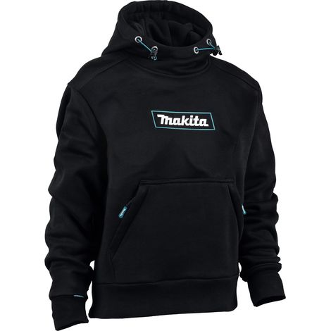 Makita Mens Origin Hoodie Hoody XXL Zip Pocket Adjustable Hood MK104M-BLK-2XL