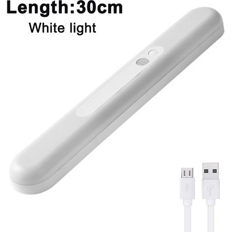 Lampe LED à induction corporelle - Bandeau lumineux sans fil magnétique rechargeable - Pour armoire cuisine placard - 18 cm ou 30 cm - 1 pièce (1/5)