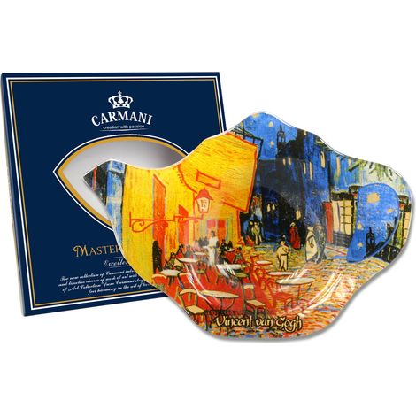 Carmani, bolsita de té Van Gogh - Terraza de café por la noche