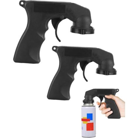 QORVA-Accessoires pour pistolet à peinture, adaptateur de pulvérisation, poignée de pistolet à peinture, poignée universelle pour bombe aérosol, support de poignée, poignée de pistolet à peinture, paq