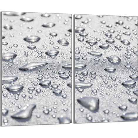 Glasschutzplatte für den Herd 2x30x52 Tropfen (1/5)