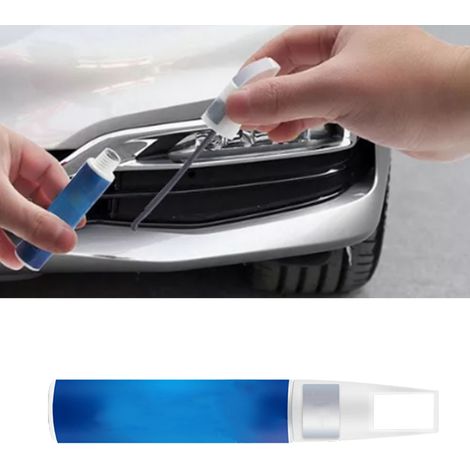 Lot de 5 stylos de réparation de peinture automobile, outil d'effacement des rayures, applicateur professionnel blanc (1/5)
