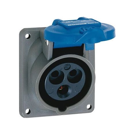 Prise fixe Hypra IP44 16A - 200V à 250V - 2P+T - plastique - 052022 - LEGRAND