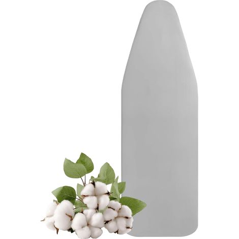 150x60cm Housse Table à Repasser, Coton Housse Planche à Repasser  Résistant aux Hautes Températures, Housse de Table a Repasser avec Bande Élastique, Housses pour Tables à Repasser (1/5)