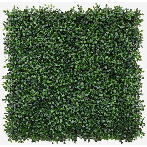 Siepe artificiale pannello 50x50cm bosso decorativo per giardino Virgat