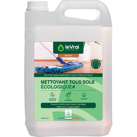Detergente professionale ecologico per tutti i pavimenti, 5 litri - Le Vrai