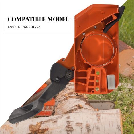 Tapa lateral del embrague y del freno de cadena para motosierras HUSQVARNA 61, 66, 266, 268 y 272. (1/3)