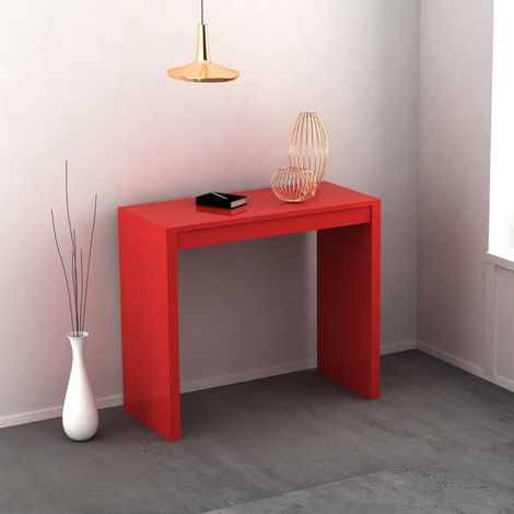 Consolle Mathilde allungabile colore rosso laccato lucido o opaco 3 mt (1/5)