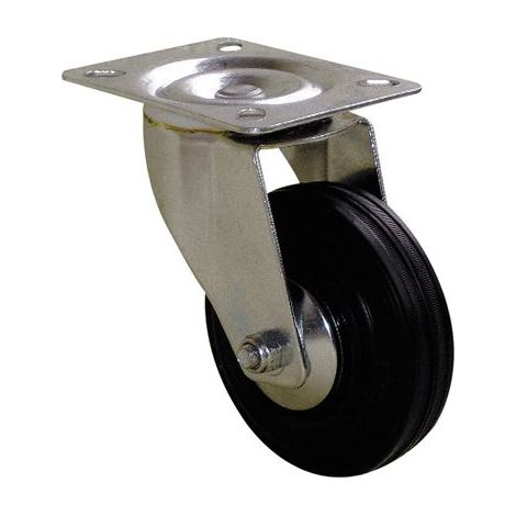 Roulette industrielle Pivotante Guitel Hervieu, Acier galvanisé, Ø 65mm, 65kg ( Prix pour 1 )