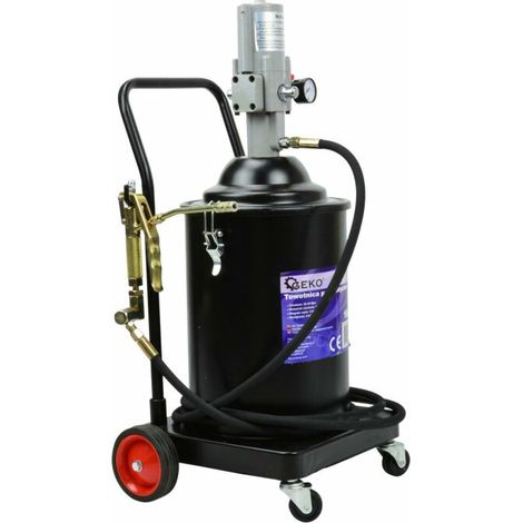 Geko Pneumatische Fettpumpe 16 Liter Elfenbein