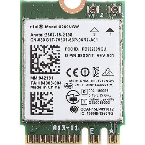 867 Mbit/s 8260NGW Dualband-WLAN-AC-Netzwerkadapter für Dell