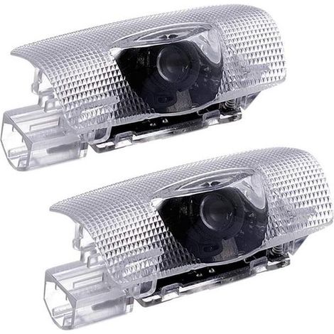 Éclairage de porte compatible Toyota avec projecteur LED 3D à effet fantôme et logo, pour Toyota Highlander/Camry/Prius/Sienna/Tundra/Venza/4 Runner (lot de 2). (1/5)