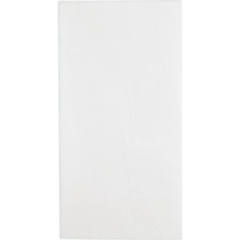 Serviettes Dîner Recyclable 3 Plis Format 1/8 400mm Blanches Lot de 1000 - Fiesta (1/3)