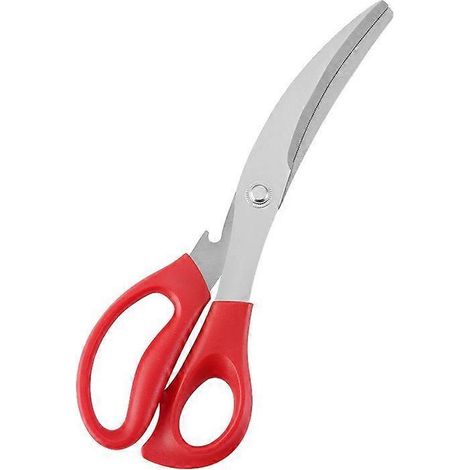 Ciseaux coréens pour barbecue, pinces à barbecue, ciseaux de cuisine, ciseaux ergonomiques, ciseaux en acier inoxydable. (1/4)