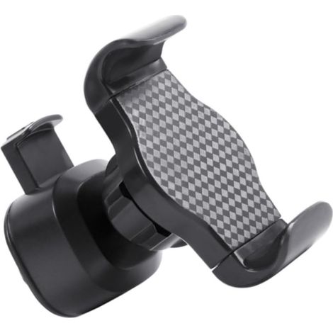 Support de Téléphone Compatible GPS et Téléphone Portable pour Grille D'aération de Voiture en ABS, Compact et Stable pour Navigation en Voiture (1/5)