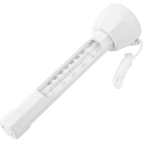 Grande piscine flottante par thermomètre de température de l'eau Premium avec de la ficelle, thermomètres, résistant aux chocs pour tous les & piscines, spas, Hot Tubs, Aquariums etc，1Pcs (1/5)